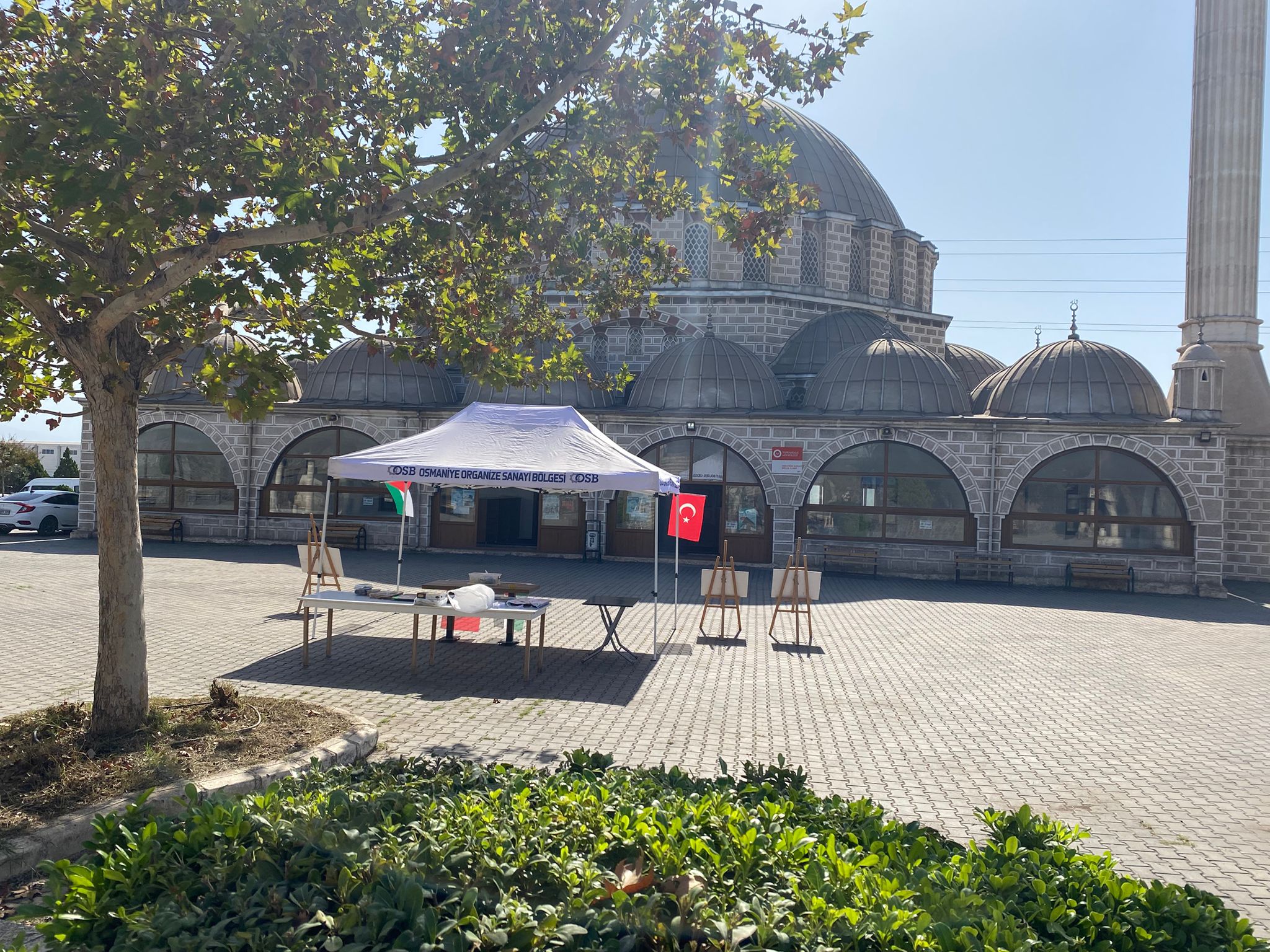 OSMANİYE OSB’DE FİLİSTİN İÇİN YARDIM ÇARŞISI KURULDU